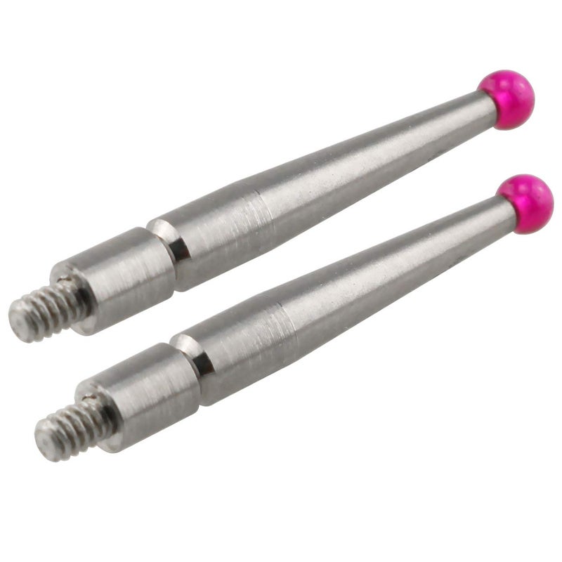 Eoutstanding Contact Point 2PCS Ruby Tip Contact Point for Dial Test Indicator (M1.6xD2.0xL20.9) - Image 3